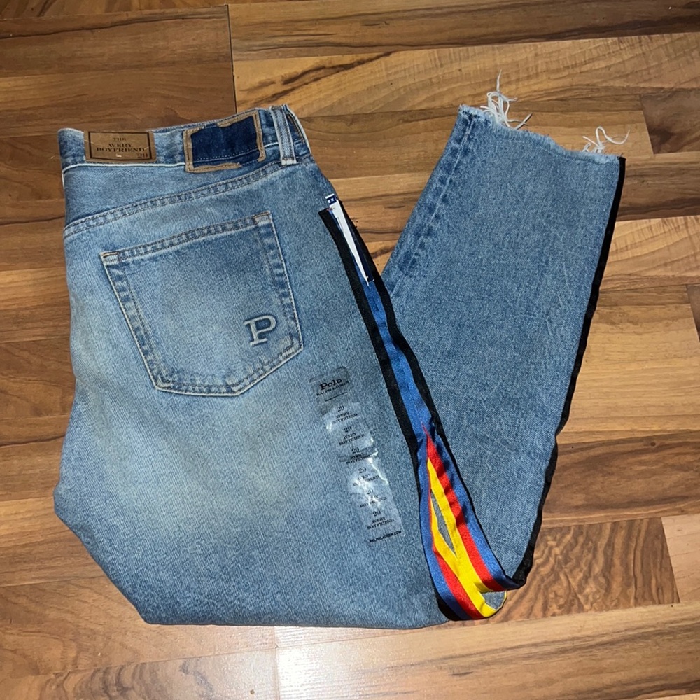 New Polo Ralph Lauren The Avery Boyfriend Denim Jeans